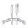 Kabel USB JoyRoom Multi-Color Series S-A34 USB-A / USB-C 100W 1m - biały